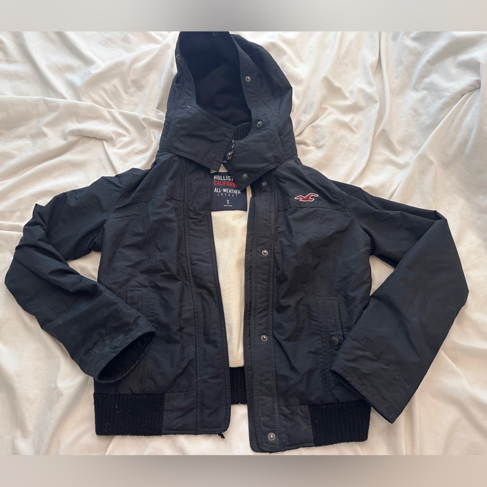 Hollister Black All-Weather Jacket